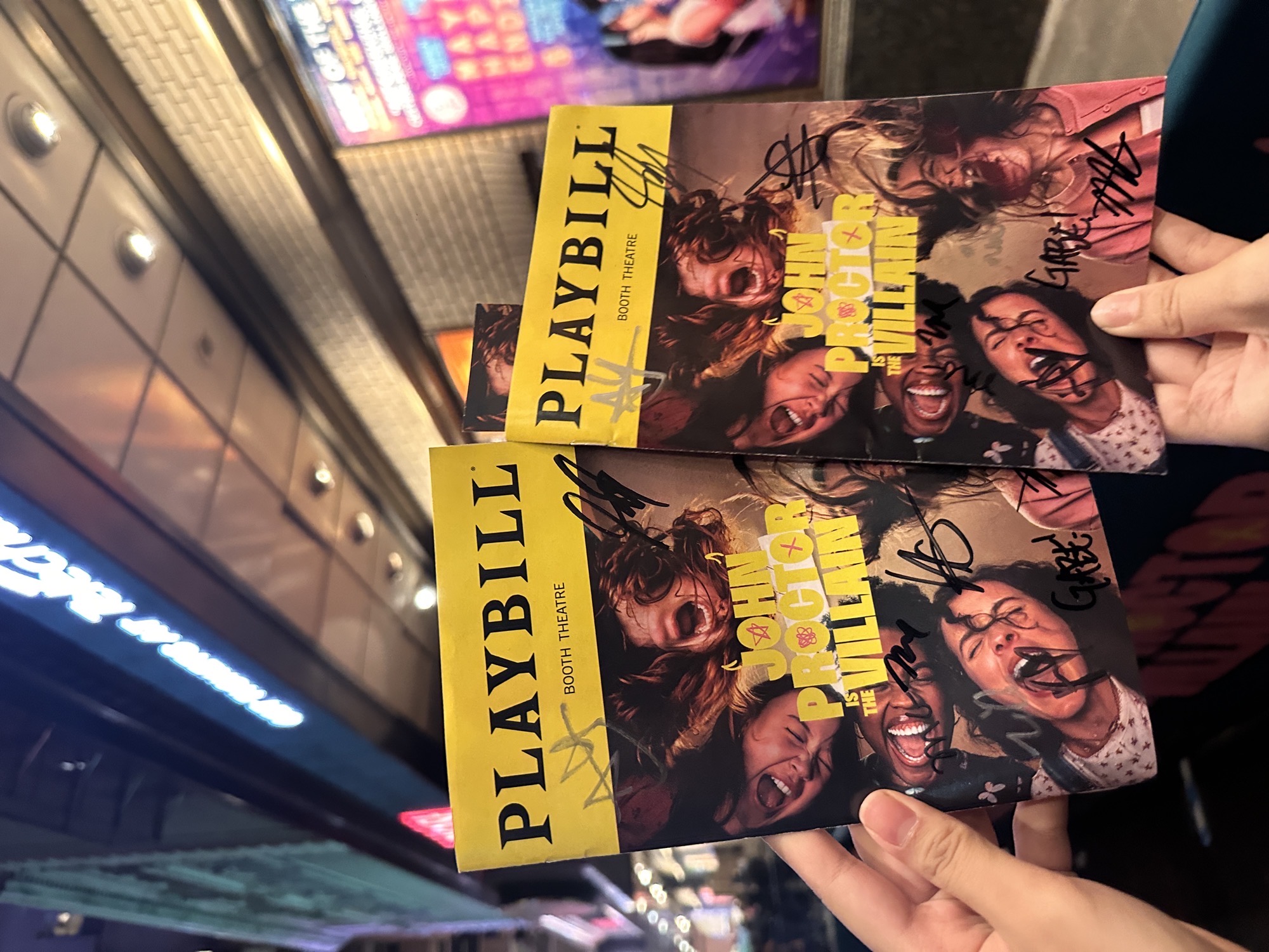 Broadway ticket/show