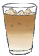 Iced coffee drink illustration