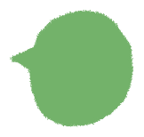 Green order bubble icon, correct order