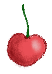 Cherry topping illustration