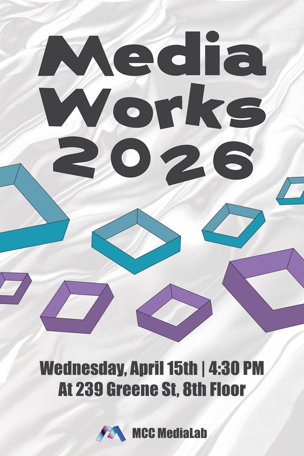MediaWorks 2026 event poster, version 1