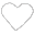 Empty heart icon