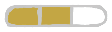 Package condition bar, yellow — damaged